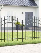 vidaXL Градска ограда WOERDEN 240 x 140 cm Прахово покритие стомана