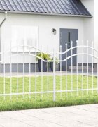 vidaXL Градска ограда WOERDEN 240 x 140 cm Прахово покритие стомана