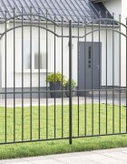 vidaXL Градска ограда WOERDEN 240 x 215 cm Прахово покритие стомана