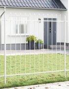 vidaXL Градска ограда WOERDEN 5 бр. 85 x 15 м Бяло