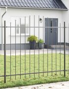 vidaXL Градска ограда WOERDEN 6 бр. 170 x 165 см Сив