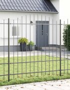 vidaXL Градска ограда WOERDEN 8 бр. 170 x 215 см Сив