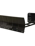 vidaXL Гребло за сняг за ATV 115x38 см черно