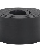 vidaXL Гумен кант за снегорин черен 150x10x1 см