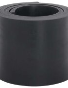 vidaXL Гумен кант за снегорин черен 150x15x1 см