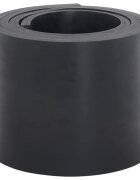 vidaXL Гумен кант за снегорин черен 180x15x1 см