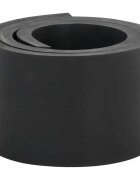 vidaXL Гумен кант за снегорин черен 80x10x1 см