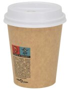 vidaXL Хартиена чаша за кафе капачки Ø80 mm 8oz 1000 бр.