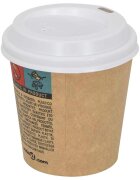 vidaXL Хартиена чаша за кафе с капак Ø60 mm 4oz 1000 бр.
