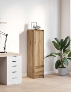 vidaXL Highboard Artisan Дъб 295x34x1195 см инженерно дърво