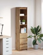 vidaXL Highboard Artisan Дъб 375x35x180 cm Инженерна дървесина
