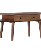 vidaXL Холна маса 100x50x46 см масивна акациева дървесина