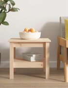 vidaXL Холна маса 45x45x40 см масивна дървесина бор