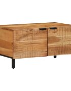vidaXL Холна маса 80x50x40 см масивна акация
