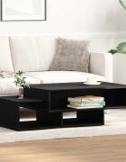 vidaXL Холна маса черен дъб 105x55x32 см инженерно дърво