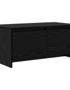 vidaXL Холна маса Черен дъб 90 x 50 x 415 см ПДЧ
