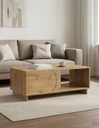 vidaXL Холна маса Дъб артизан 95 x 505 x 35 см Инженерно дърво