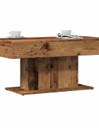 vidaXL Холна маса старо дърво 96x50x45 см инженерно дърво