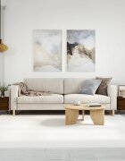 vidaXL Холни маси 2 бр Кафяв дъб 50x46x35 см инженерно дърво