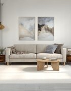 vidaXL Холни маси 2 бр опушен дъб 50x46x35 см инженерно дърво