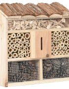 vidaXL Хотел за насекоми 30x10x30 см чам