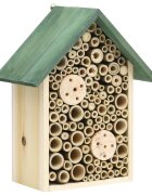 vidaXL Хотели за насекоми 2 бр 23x14x29 см чамово дърво масив