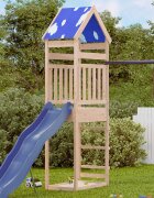 vidaXL Игрална кула Кафяво 525 x 85 x 265 см Солидно борово дърво