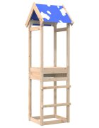 vidaXL Игрална кула Кафяво Масивна борова дървесина