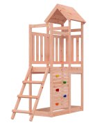 vidaXL Игрална кула Кафяво Масивна дугласка дървесина