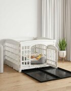 vidaXL Игрална оградка за кучета с 4 панели 1775 x 1545 x 112 см