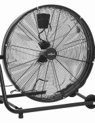 vidaXL Индустриален барабанен вентилатор 60 см 1725 W черен