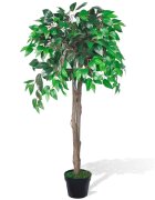 vidaXL Изкуствен фикус в саксия 110 см