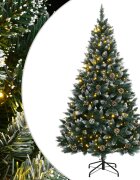 vidaXL Изкуствена коледна елха 150 LED 150 см