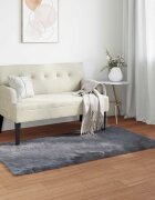 vidaXL Изкуствена овча килим TAFALLA Антрацит 60 x 110 cm Полиестер