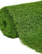 vidaXL Изкуствена трева 1x8 м/30 мм зелена