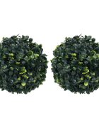vidaXL Изкуствени топки чемшир 2 бр 22 см