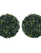 vidaXL Изкуствени топки чемшир 2 бр 45 см