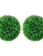 vidaXL Изкуствени топки чемшир 2 бр 47 см