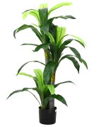 vidaXL Изкуствено дърво Dracaena 36 листа 120 см зелено