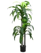 vidaXL Изкуствено дърво Dracaena 36 листа 180 см зелено