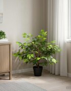 vidaXL Изкуствено фикус растение Зелено 73 x 16 x 60 см