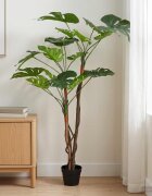 vidaXL Изкуствено растение монстера Зелено 70 x 16 x 130 см