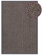 vidaXL Изтривалка тъфтинг 80x120 см тъмнокафява