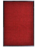 vidaXL Изтривалка за врата червена 117x220 см PVC