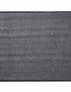 vidaXL Изтривалка за врата сива 90 x 120 см PVC