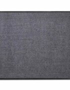 vidaXL Изтривалка за врата сива 90 x 150 см PVC