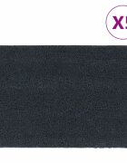 vidaXL Изтривалки 5 бр тъмносиви 40x60 см тъфтинг кокосови влакна