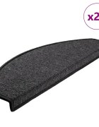 vidaXL Изтривалки за стълби 20 бр. 65x24x4 см антрацит полукръгли големи
