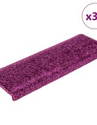 vidaXL Изтривалки за стълби 30 бр. 65x21x4 см лилави правоъгълни кант