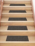 vidaXL Изтривалки за стълби самозалепващи се 30 бр. 60x25 см антрацит правоъгълни